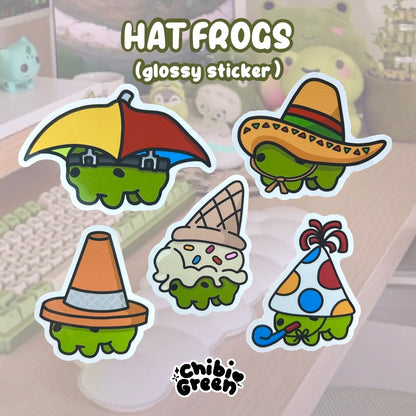 hat frogs