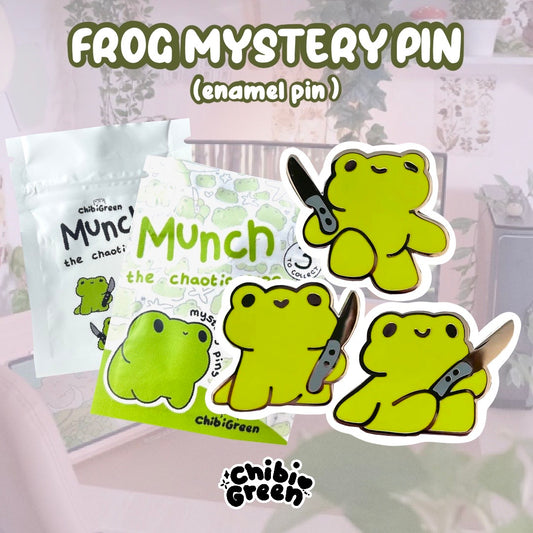 Mystery Munch Enamel Pins