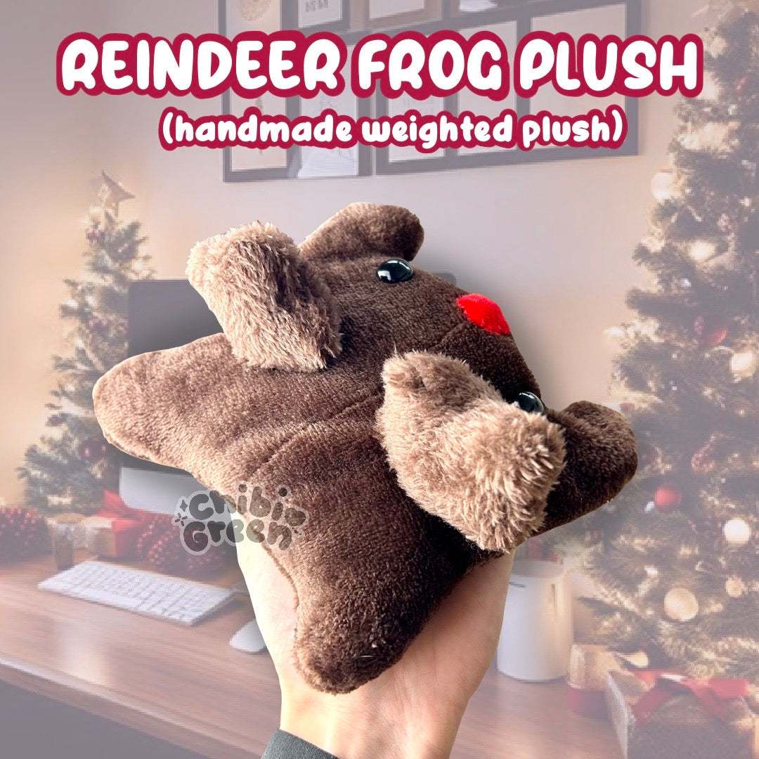 Reindeer Frog Sensory Plush