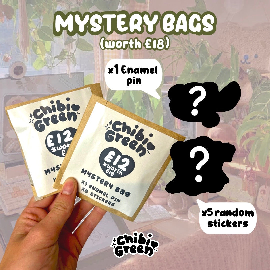 £12 Mystery Enamel Pin Pack