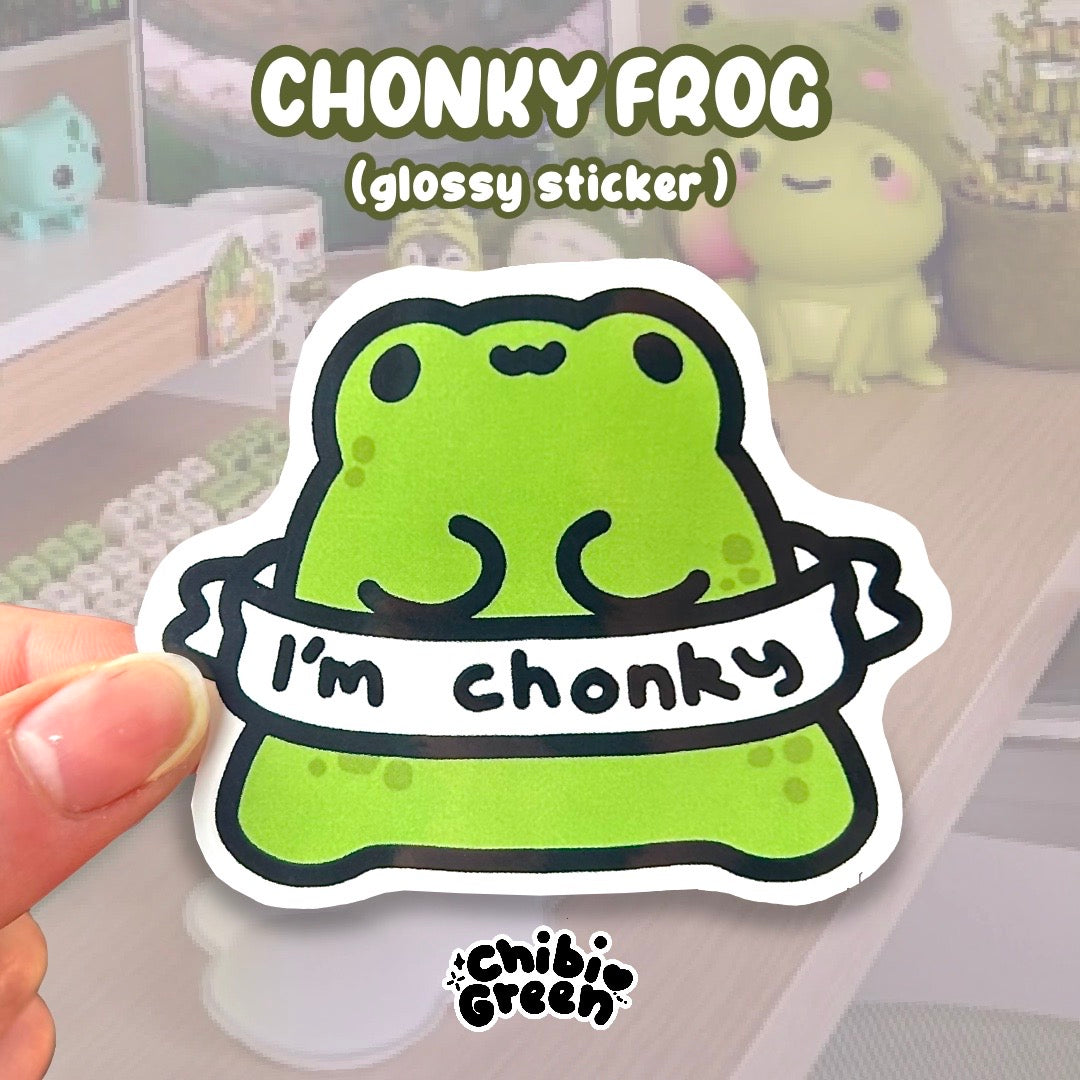 Chonky Frog Sticker