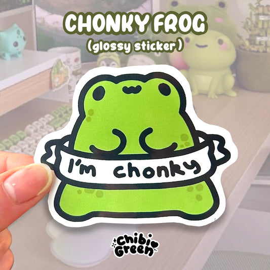 Chonky Frog Sticker