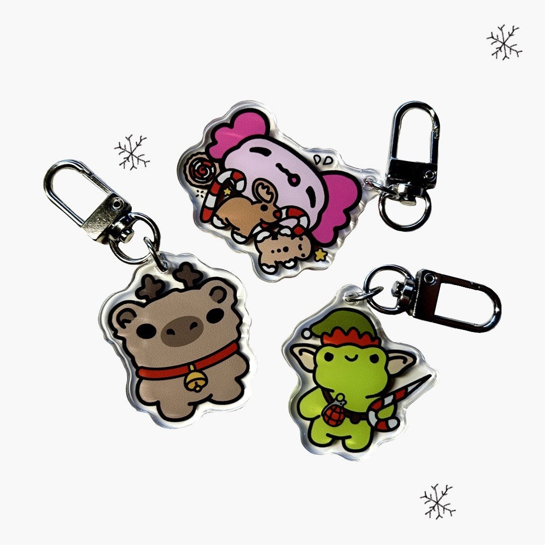 Christmas keyrings