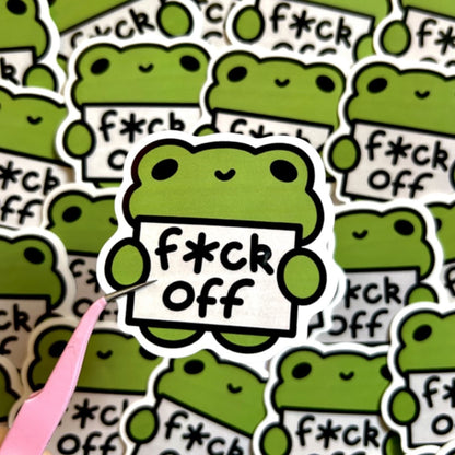 Rude Frog Stickers