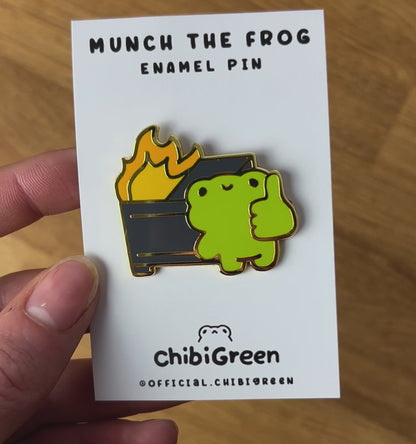 Dumpster Enamel Pin