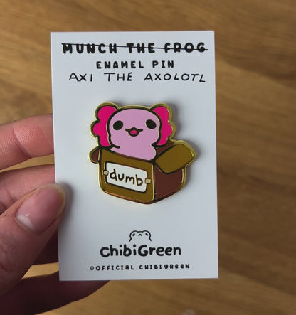 kidnapped enamel pin