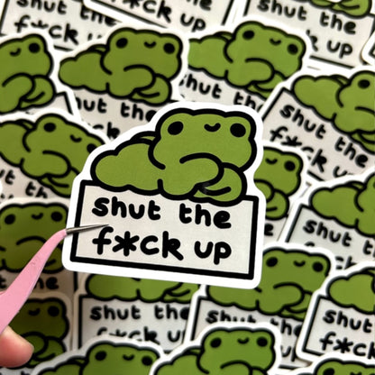 Rude Frog Stickers