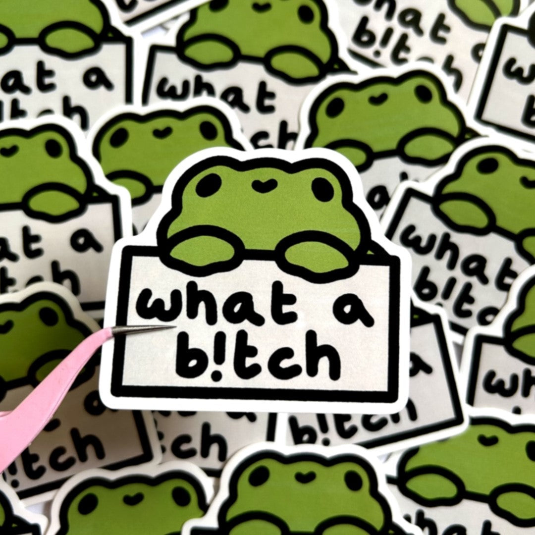 Rude Frog Stickers