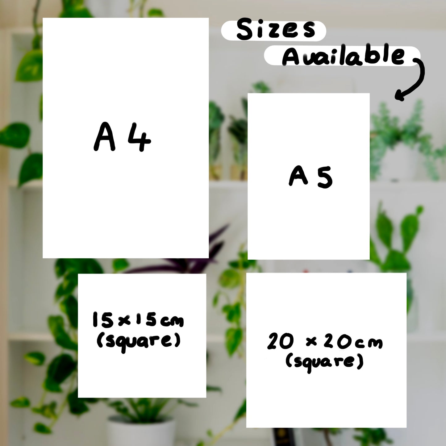 ChibiGreen Paper Sizes